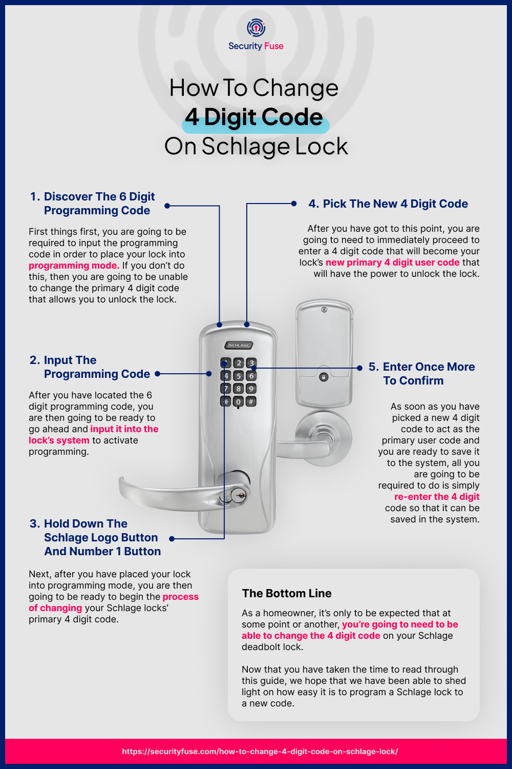How To Change a 4 Digit Code On Schlage Lock